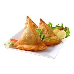 Samosa, lihalla