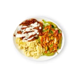 Kebab kermaperunoilla