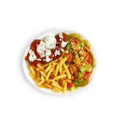 Falafel ranskalaisilla